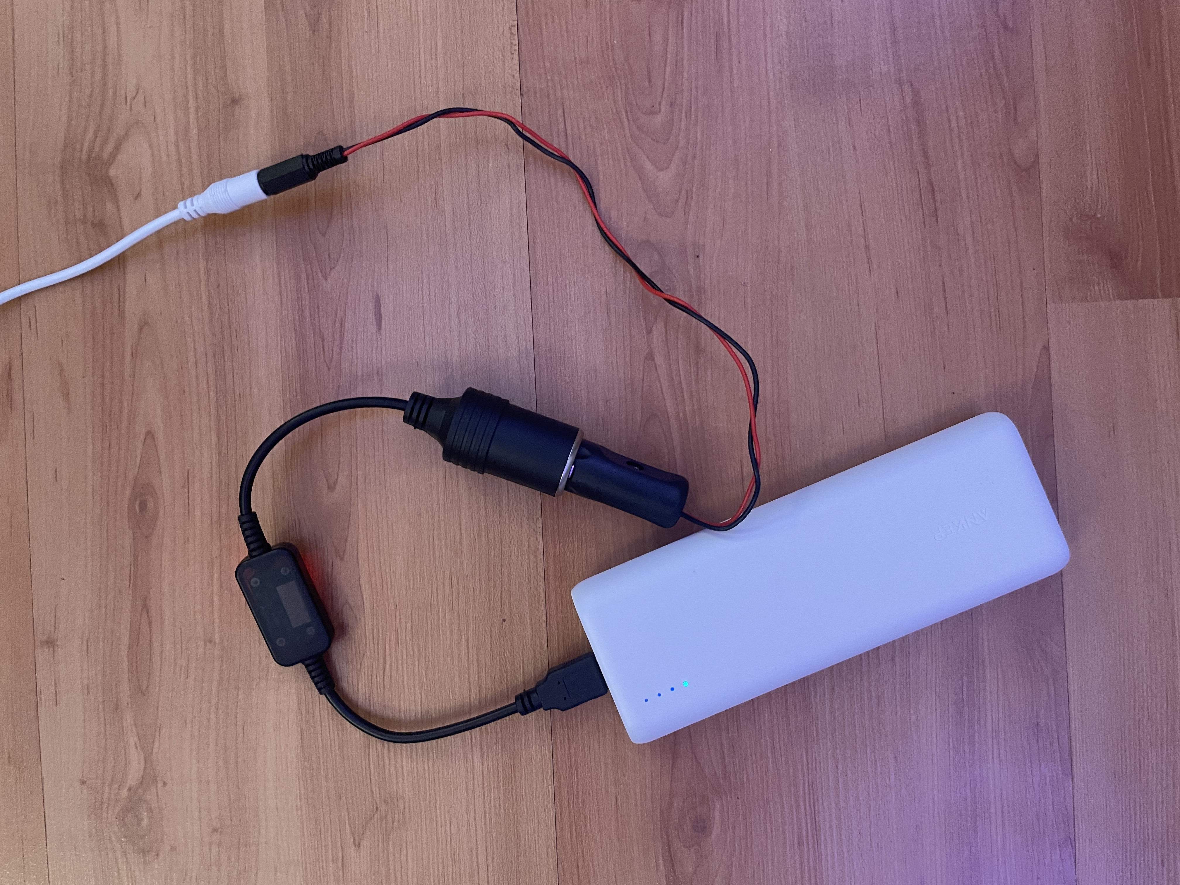 Connector to power bank